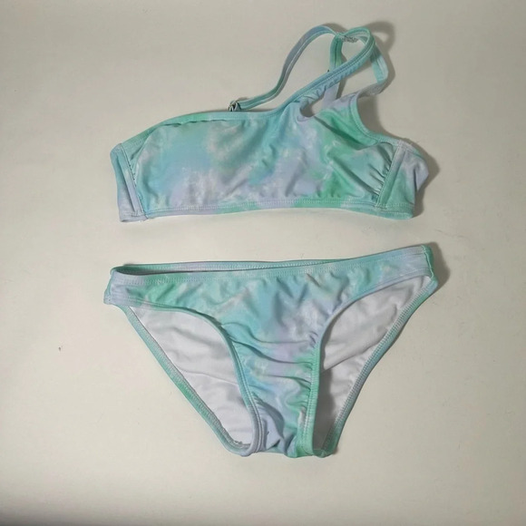 Xhilaration Tie Dye One Shoulder Bikini - Picture 3 of 4